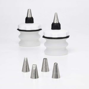 OXO - 8 Pc Baker S Silicone Decorating Bottle Kit-black
