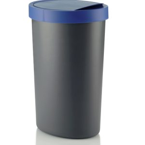 Kela - Waste Bin Coletta Grey & Blue