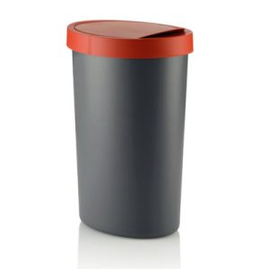 Kela - Waste Bin Coletta Grey & Terracotta