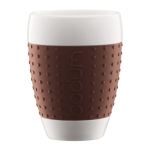 Bodum - Pavina Porcelain Mug Brown (0.4 L, 2 Pcs)