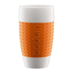 Bodum - Pavina Porcelain Mug Orange (0.5 L, 2 Pcs)