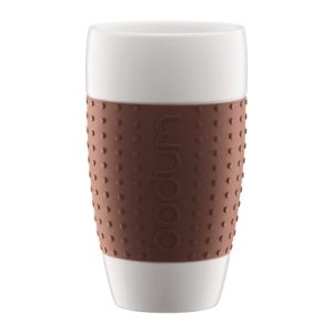 Bodum - Pavina Porcelain Mug Brown (0.5 L, 2 Pcs)
