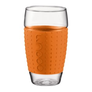 Bodum - Pavina Glass Mug Orance (0.6 L, 2 Pcs)