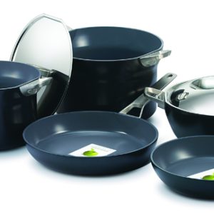 GreenPan™ - 8 Piece Dubai Black Induction Set
