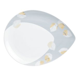 Kahla - Magic Grip Large Platter Leaf of Gold