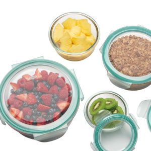 OXO - 8 Piece SNAP Glass Round Container Set