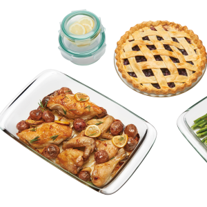 OXO - 8 Piece Glass Bake, Serve & Store Set