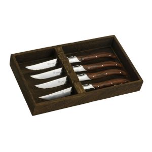 Legnoart - Fassona 4 Piece Steak Knife Set