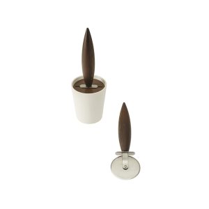 Legnoart - Rotae Pizza Cutter (Dark Ashwood)