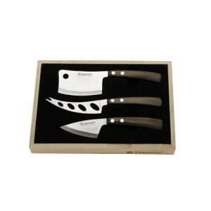 Legnoart - Lattevivo Cheese Set (Dark Wood)