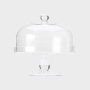 Maxwell & Williams™ - Diamante Glass Cake Stand with Dome (20 cm)