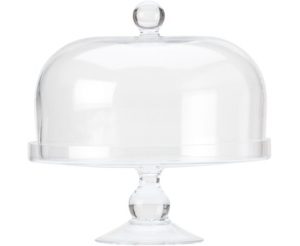 Maxwell & Williams™ - Diamante Glass Cake Stand with Dome (25 cm)