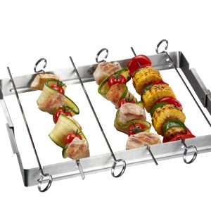 Gefu - BBQ 6 Barbecue Skewers with Rack