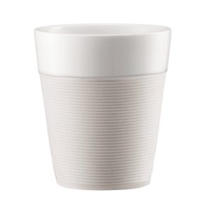 Bodum® - Bistro Mugs with Silicone Sleeve (2 pcs, 0.3 L, White)