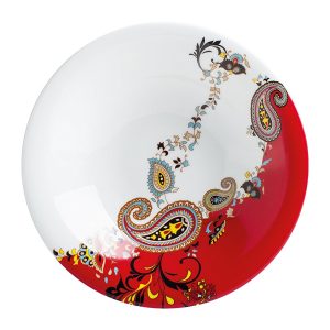 Kahla - Update Pasta Plate Paisley Red (22 cm)