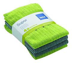 Kela - Supor Microfiber Universal Cloths (4 Pieces, Green)
