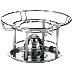 Kela - Rechaud Hot (3 Pieces, Stainless Steel, 26x26x14.5 cm)