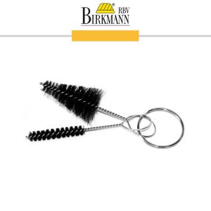 BIRKMANN - TWO BRUSHES ON A RING MINI 2 PCS S.STEEL 8MM 10-30
