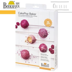 BIRKMANN - CAKE POP BAKER OH LA LA 3.5CM 20-CUP MOULD SILICON