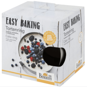 BIRKMANN - CAKE RING H10CM INFINITELY ADJUSTABLE 18-30CM