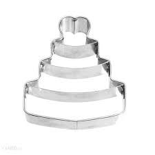 BIRKMANN - 'COOKIE CUTTER WEDDING CAKE ST.STEEL 6.5CM