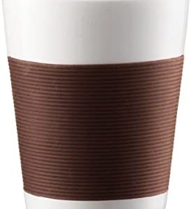 BODUM - Canteen Mug, Double Wall, Medium, 0.2 l, 6 oz, Brown