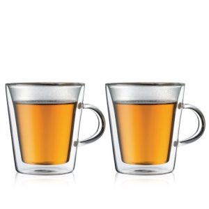 BODUM - CANTEEN 2 pcs cup with handle, double wall, medium, 0.2 l,
