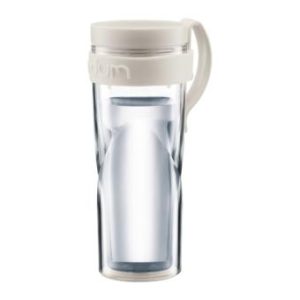 BODUM - TRAVEL MUG, COFFEE CUP, 0.45 L, 15 OZ, OFF WHITE
