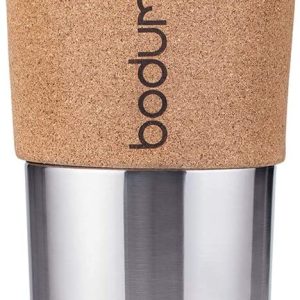 BODUM - 12 oz Travel Mug, 12-Ounce, Cork
