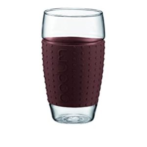 BODUM - Pavina Set of 2 Glasses 0.6 L Brown