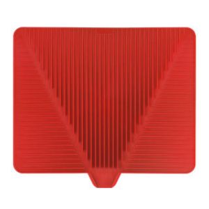 BODUM - BISTRO DRY MAT, DRAINING MAT, DISHWASHER SAFE, SILICONE, RED
