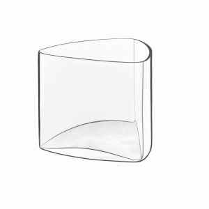 Luigi Bormioli - 6 Triangular Appetizer Glasses Michelangelo Professional Line 13cl