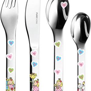 Puresigns - Children's Cutlery Nelia Set, 4 Pieces