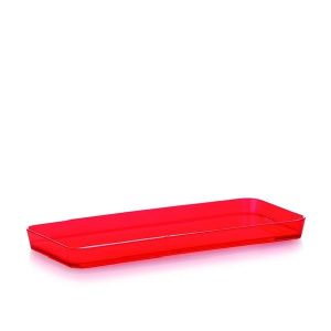 KELA - UTENSIL TRAY KRISTALL RED