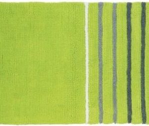 KELA - BATHMAT LADESSA STRIPES GREEN (100X60 CM)