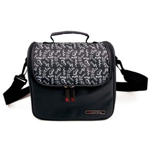 Iris - Lunchbag Fun Black