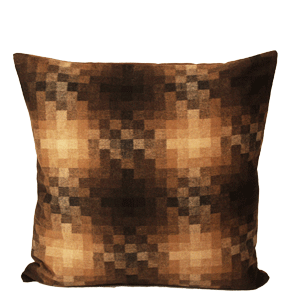 DOME DECO - CUSHION  FILLED BROWN