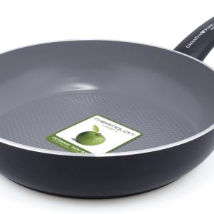 Greenpan - Siena Aluminum 28 cm Sauté Pan with Interior Dotted Pattern