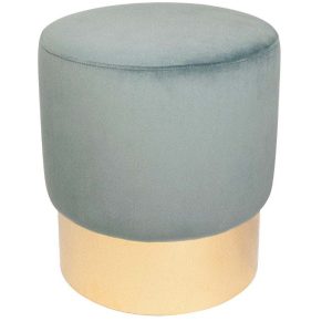 DOME DECO - COCO STOOL VELVIO GOLD 40X45