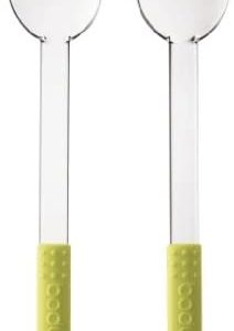 Bodum - Bistro Set Plastic Salad Cutlery + Lime Green Silicone Handle