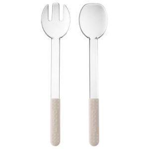BODUM - BISTRO, SALAD SERVER SET, PLASTIC, OFF WHITE