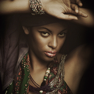 DOME DECO - PICTURE ON ALU DESIGN C-AFRICAN WOMEN