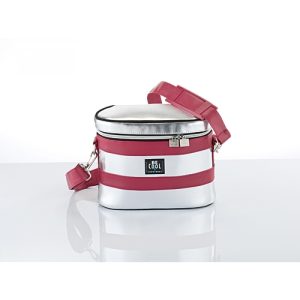Be Cool - Shoulder Bag Fun M silver / red
