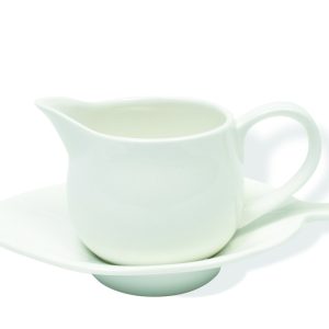 Maxwell & Williams - WHITE BASICS MINT SAUCE DISH & SAUCER