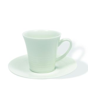 Maxwell & Williams - WHITE BASICS CIRQUE ESPRESSO DEMI CUP & SAUCER