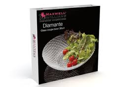 Maxwell & Williams - MW DIAMANTE COUPE NOWL 30CM GIFT BOXED
