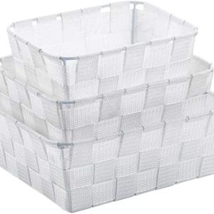 Kela - Basket set Alvaro White 3 pcs.