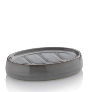 Kela - Soap dish Liana fog blue