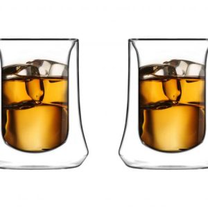 vialli - Set of low double wall glasses Soho 240 ml