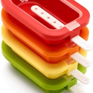 Lékué - Ice Lolly Moulds Stackable, Classic, 4 Pieces